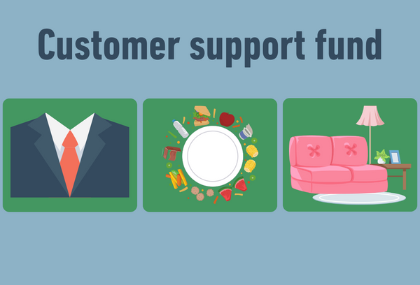 customer support fund feature