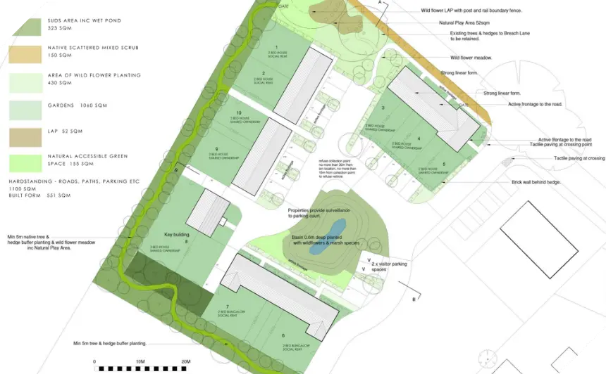 Claverdon Site Map CROP